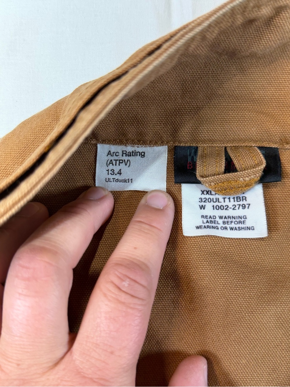 WorkRite Flame Resistant Canvas Work Jacket - Men - Picture 6 of 12